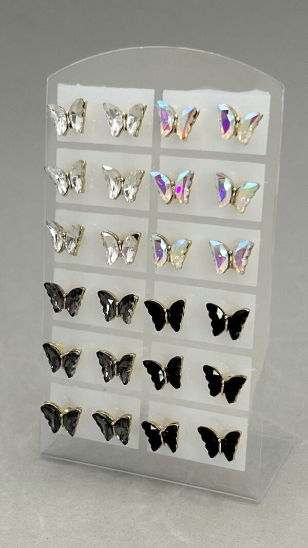 Blíster Mini Aro Mariposa Acero