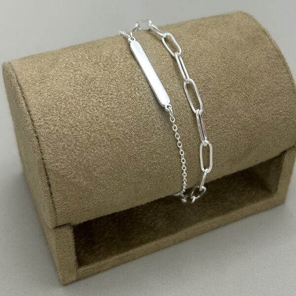 Pulsera Acero Blanco