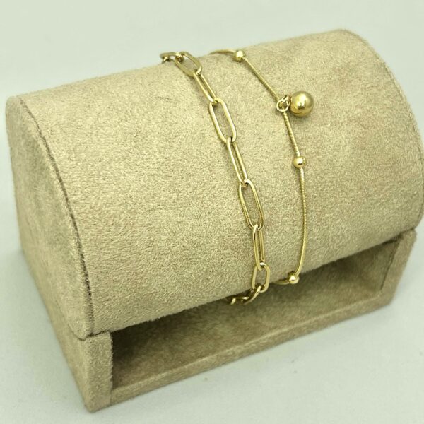 Pulsera Acero Dorado