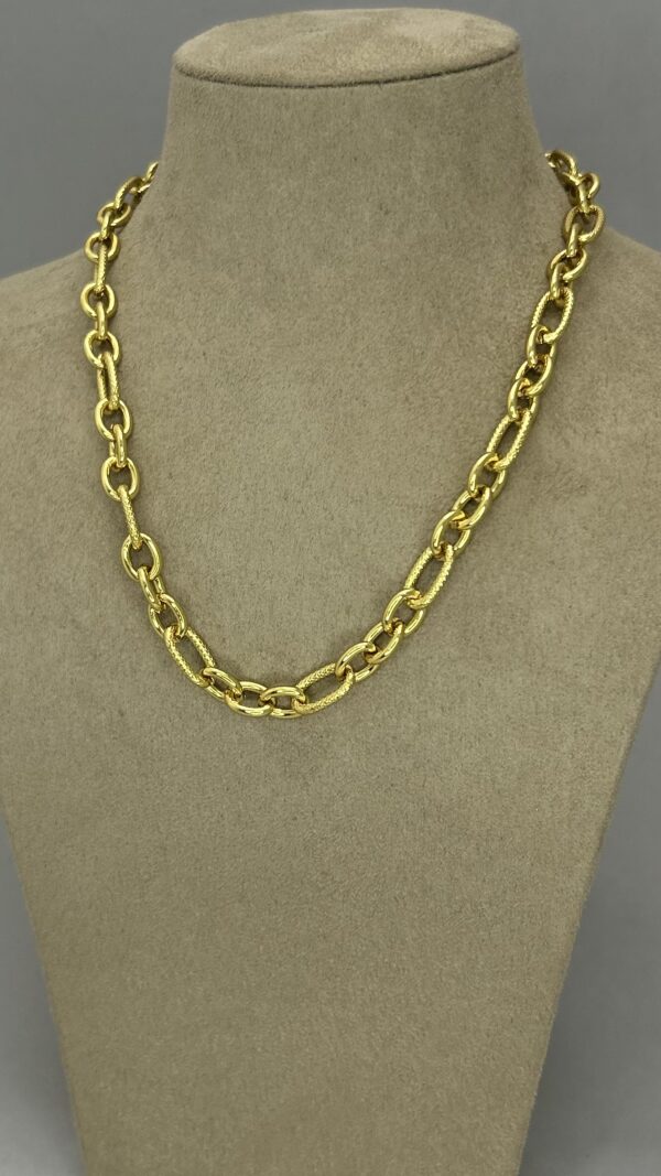Collar Acero Dorado
