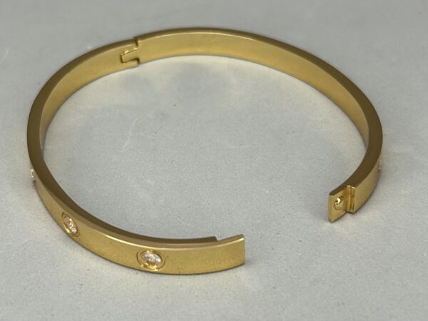 Alternative view of Pulsera Acero Dorado