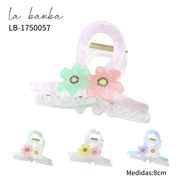 Broches Doble Flor Chico
