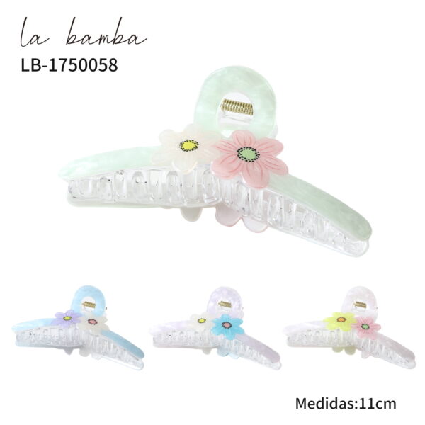 Broches Doble Flor Mediano