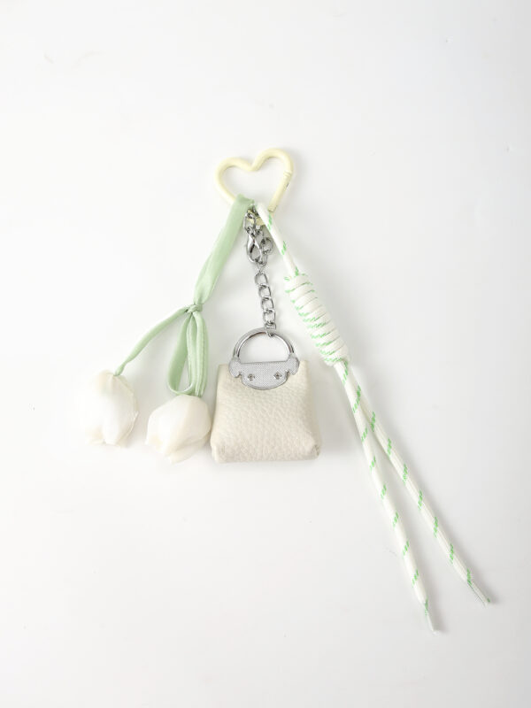 Llaveros/Bag Charms Cartera Tulipán