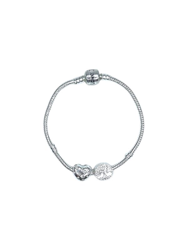 Pulsera Tipo Pandora + 2 Charms