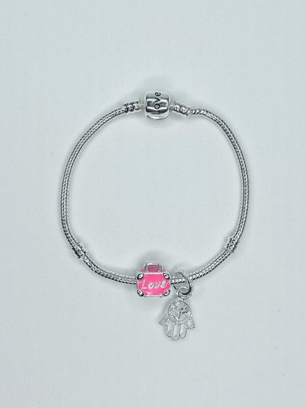 Pulsera Tipo Pandora + 2 Charms