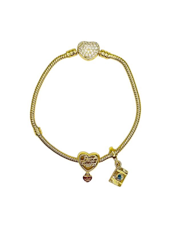 Pulsera Tipo Pandora + 2 Charms