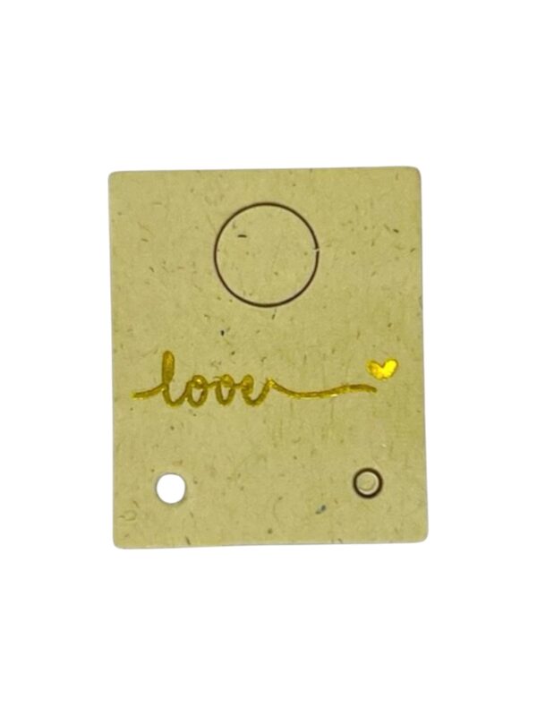 Pack X100 Cartones Para Aros DORADO