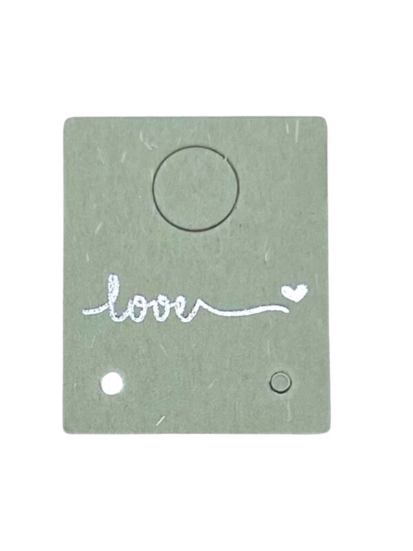 Pack x100 Cartones Para Aros PLATEADO