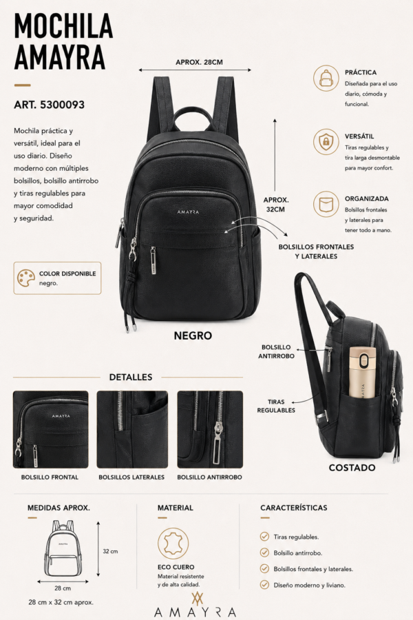 Alternative view of Mochila Amayra