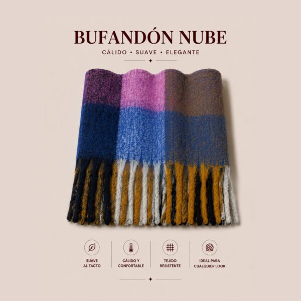 Bufandones Nubes Combinados