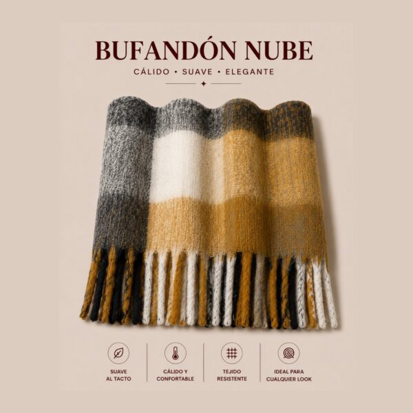 Bufandones Nubes Combinados