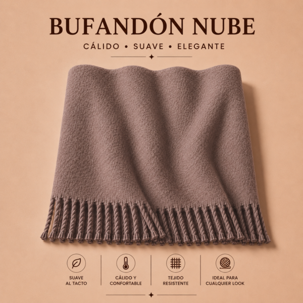 Bufandones Nube Lisos