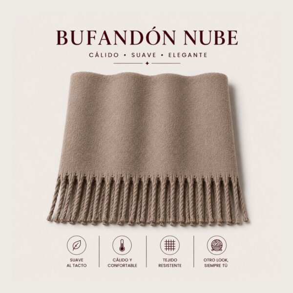 Bufandones Nube Lisos