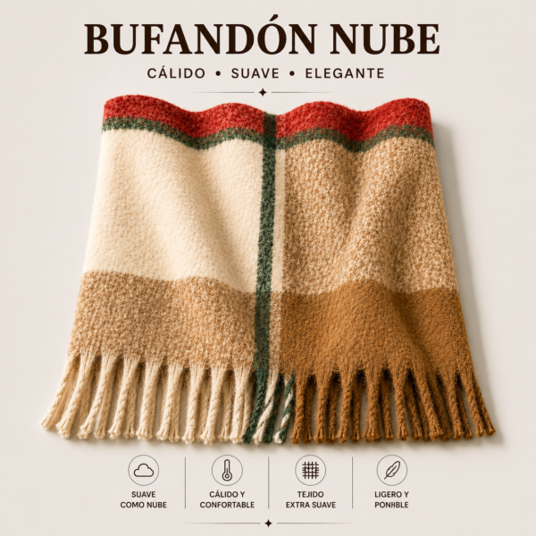 Alternative view of Bufandones Nube Combinados