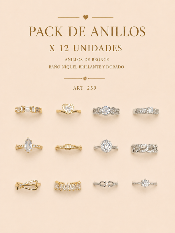 Pack Anillo X12