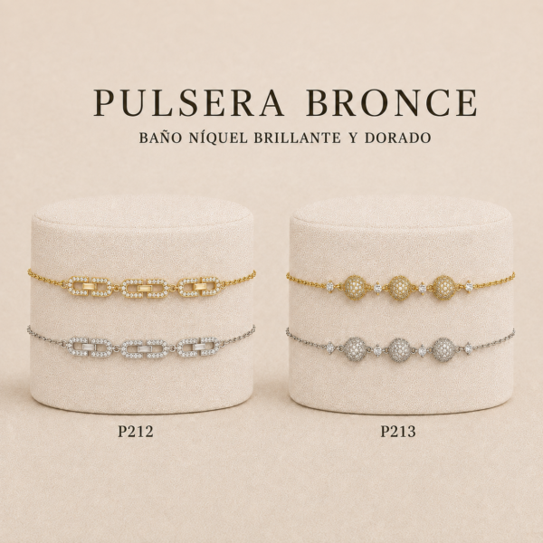 Pulseras Bronce