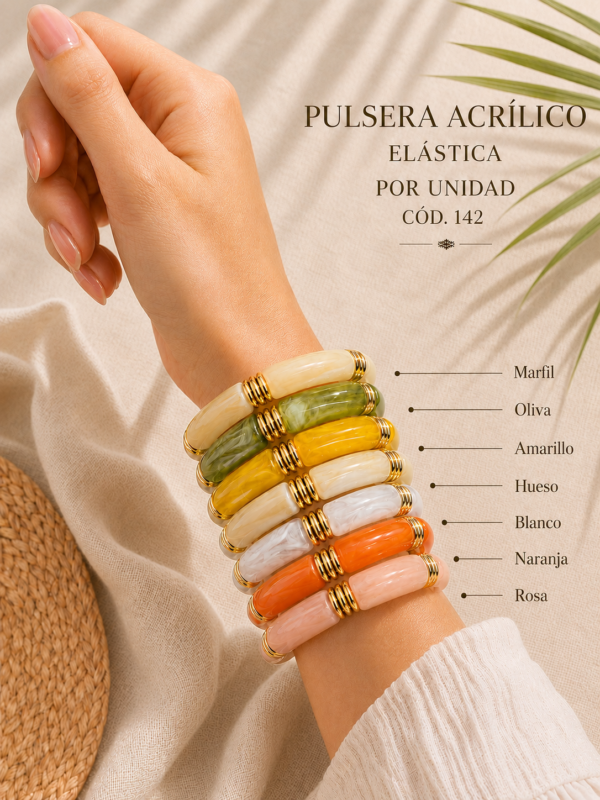 Pulseras Acrílico