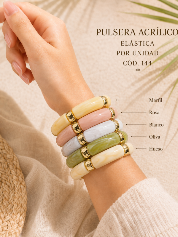 Pulseras Acrílico